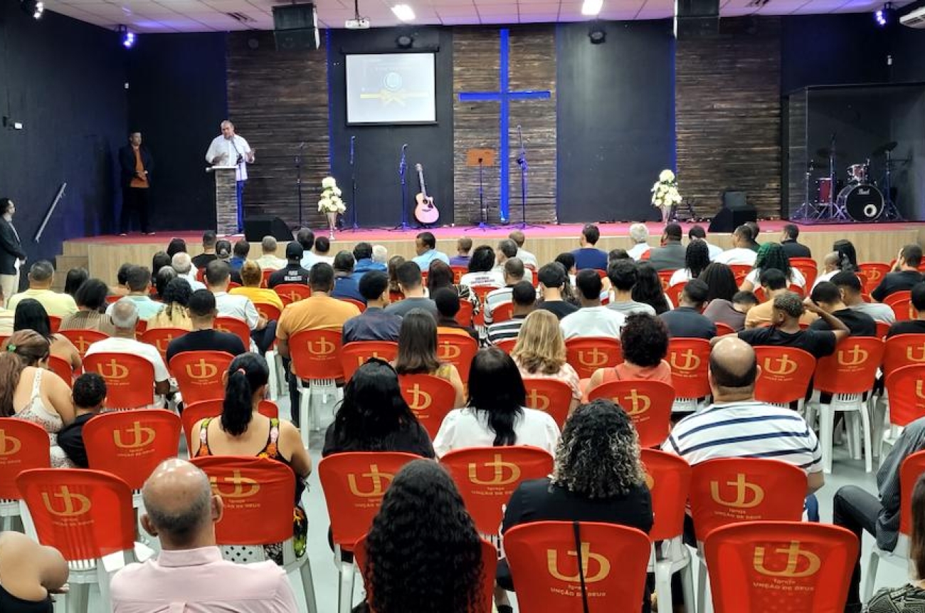 Inauguração Instituto Saber no igreja Unção de Deus. / Foto: Divulgação.
