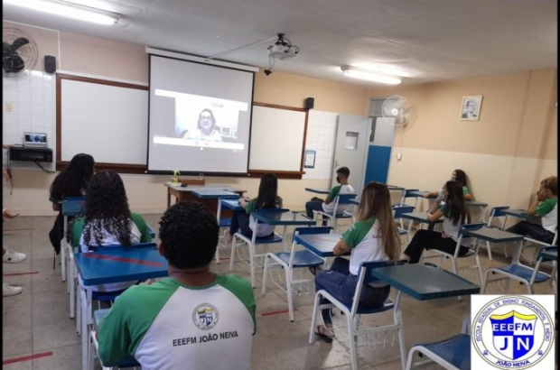 Escola Estadual de Ensino Fundamental e Médio (EEEFM) João Neiva. / Foto: SEDU.