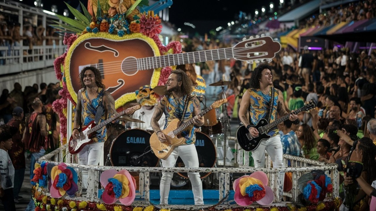 Foto-coluna-letrados-of-a-rock-band-performing