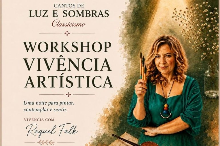 Com curadoria de Alice Nascimento e Raquel Falk, evento une história da arte, prática de pintura e música clássica no Centro de Vitória, 20 de agosto. (Imagem: Divulgação)