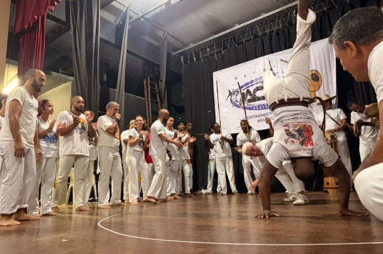 Iniciativa cultural promove aulas, apresentações, palestras e rodas de capoeira nos municípios de Pedro Canário e Jaguaré. (Foto: Divulgação)